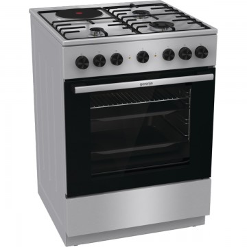 Gorenje GK6B42XD Κουζίνα 71lt με Εστίες Φυσικού Αερίου & Ρεύματος Π60εκ. Inox Gorenje GK6B42XD Κουζίνα 71lt με Εστίες Φυσικού Αερίου & Ρεύματος Π60εκ. Inox